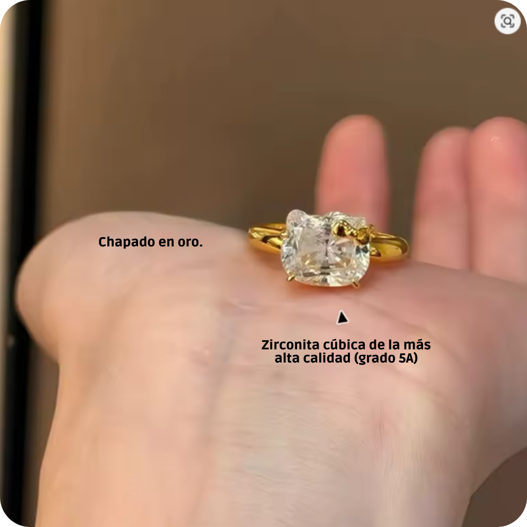 💍💎Anillo Promesa💘Kitty Rebel