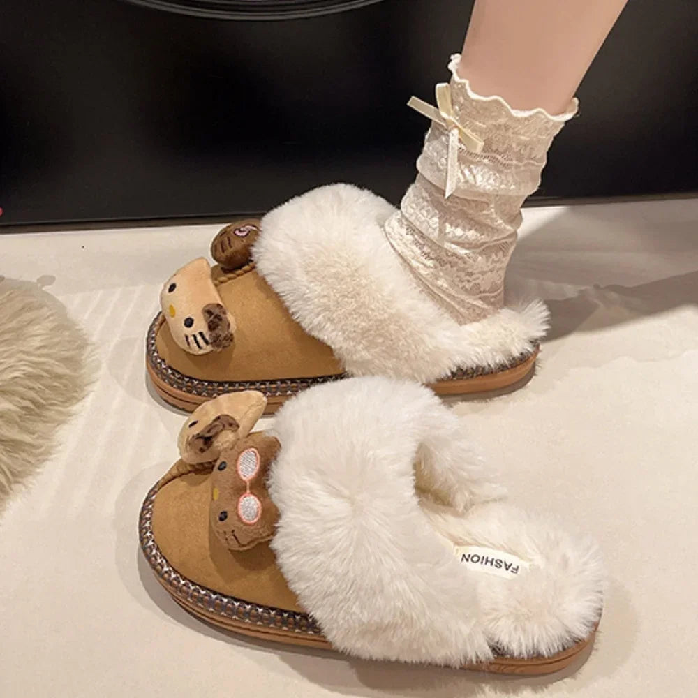 🐱🧁Sweet Furry Slippers🧸💗