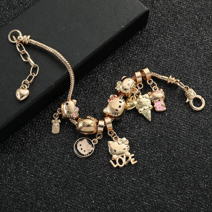 😻🌸Sweet Kitty Charms Bracelet🐾