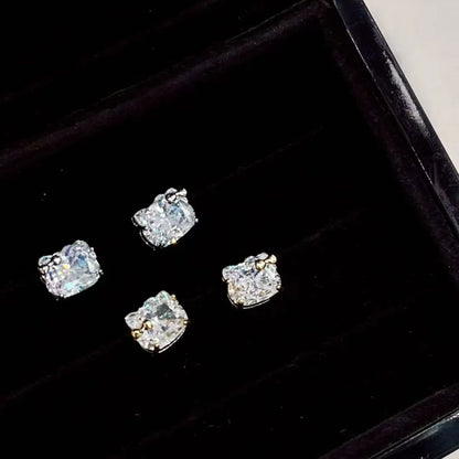 😼💎Pendientes Promesa Kitty Rebel💖