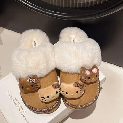 🐱🧁Sweet Furry Slippers🧸💗