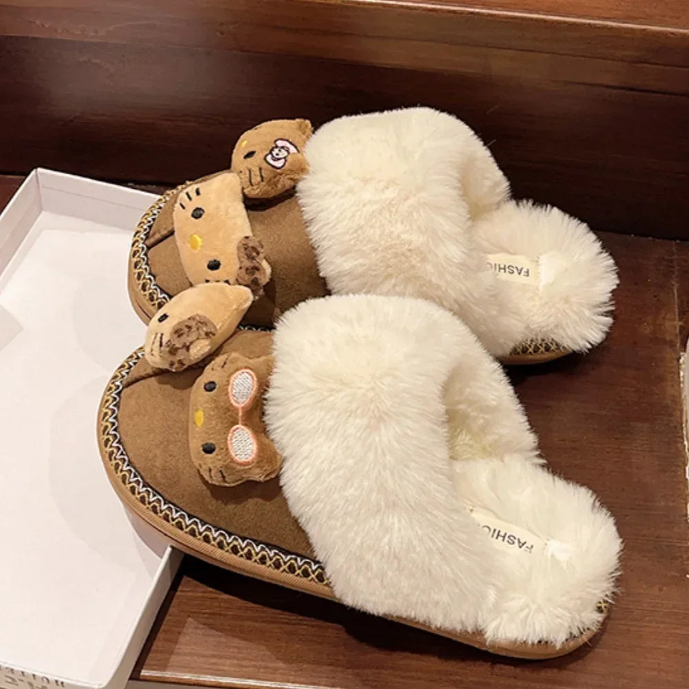 🐱🧁Sweet Furry Slippers🧸💗