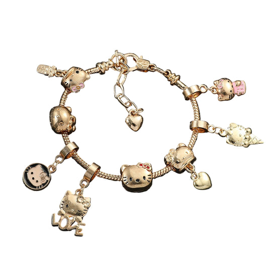 😻🌸Sweet Kitty Charms Bracelet🐾