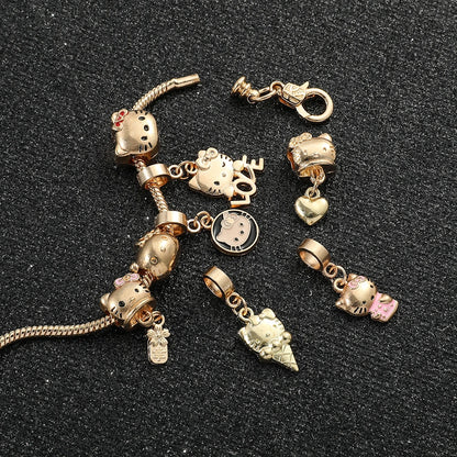 😻🌸Sweet Kitty Charms Bracelet🐾