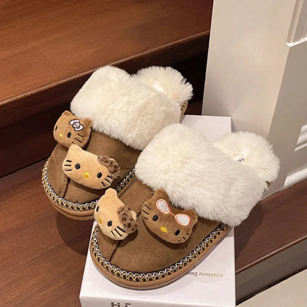 🐱🧁Sweet Furry Slippers🧸💗