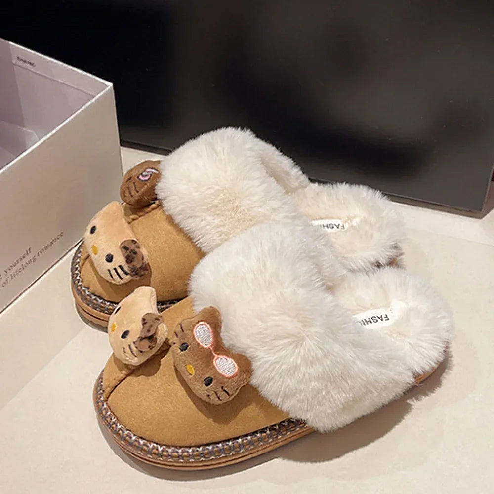 🐱🧁Sweet Furry Slippers🧸💗