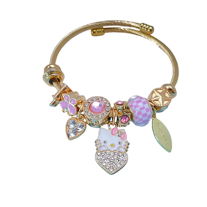 🎀Colección Pulsera Charm Kitty Rebel✨